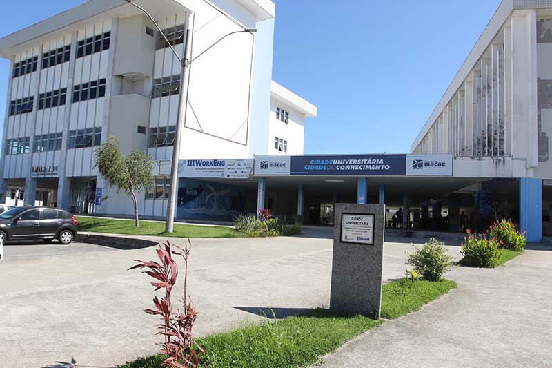 Imagem da fachada da Cidade Universitária