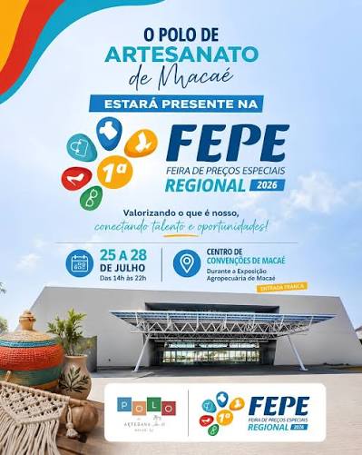 Polo de Artesanato de Macaé participará da Expo 2026 e da Fepe Regional