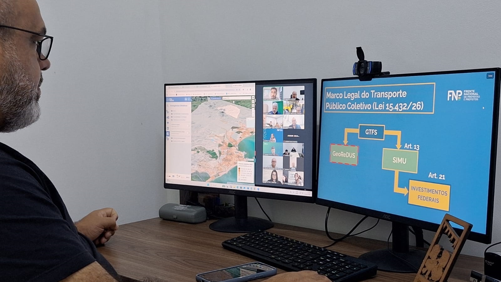 Macaé participa de reunião sobre plataforma nacional para aprimoramento de dados da mobilidade urbana