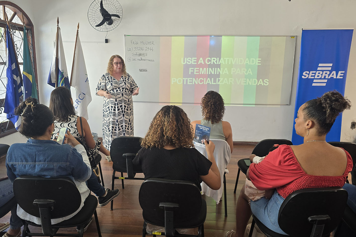 Mulher e Sebrae realizam palestra para impulsionar o empreendedorismo feminino