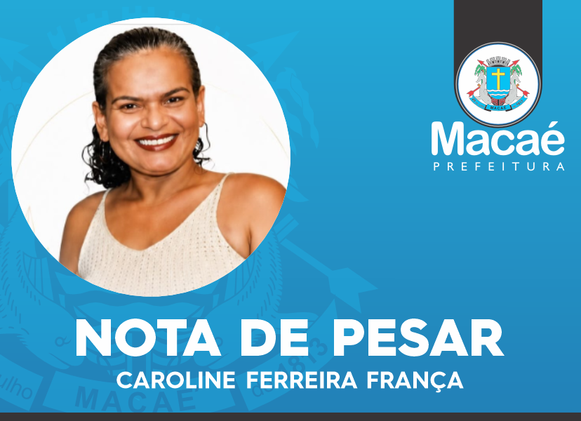 Nota de pesar - Caroline Ferreira França Nota de pesar - Caroline Ferreira França