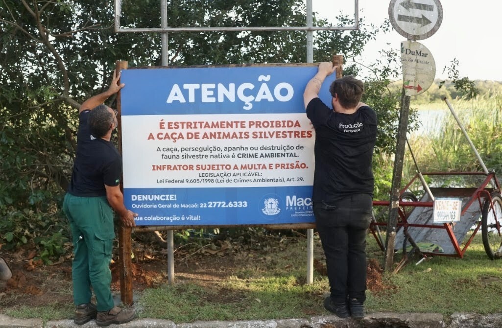 Mirante da Lagoa ganha placa indicativa contra crime ambiental