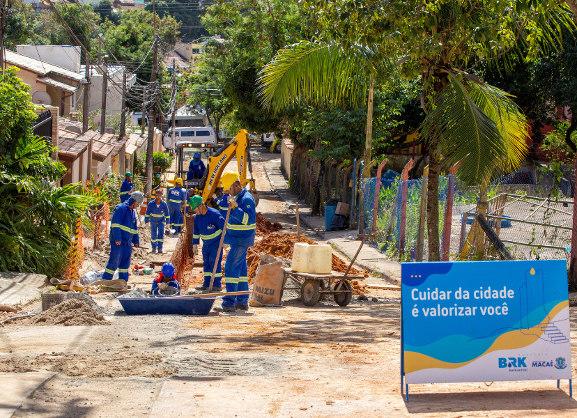 Bairro Cancela Preta terá alteração no trânsito nesta sexta-feira para segunda etapa de obra da BRK