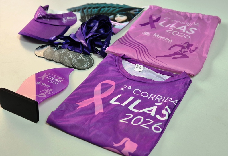 Entrega de kits para quem se inscreveu na Corrida Agosto Lilás acontece nesta sexta e sábado