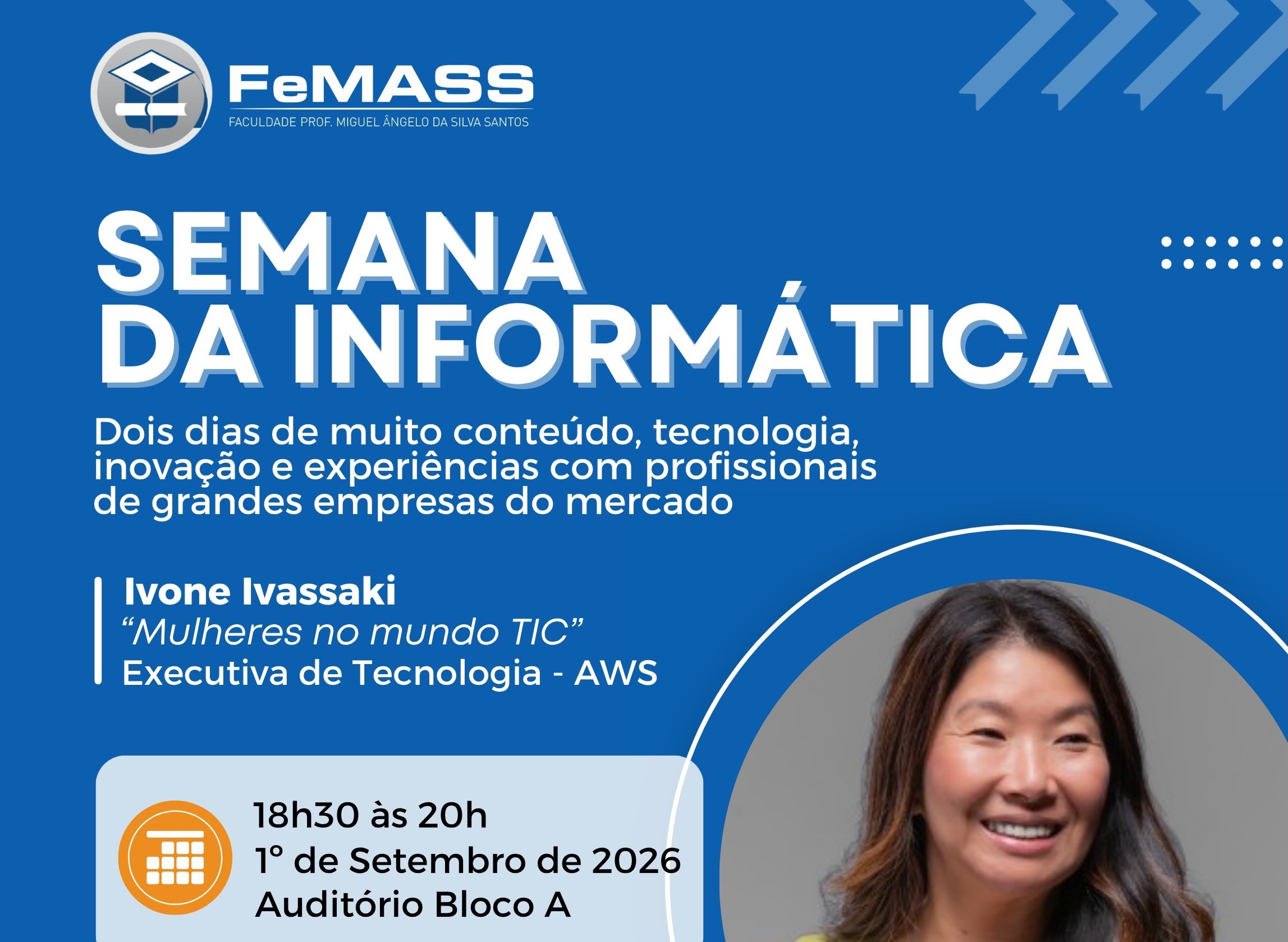 FeMASS realiza Semana da Informática com debates sobre tecnologia, inovação e carreira