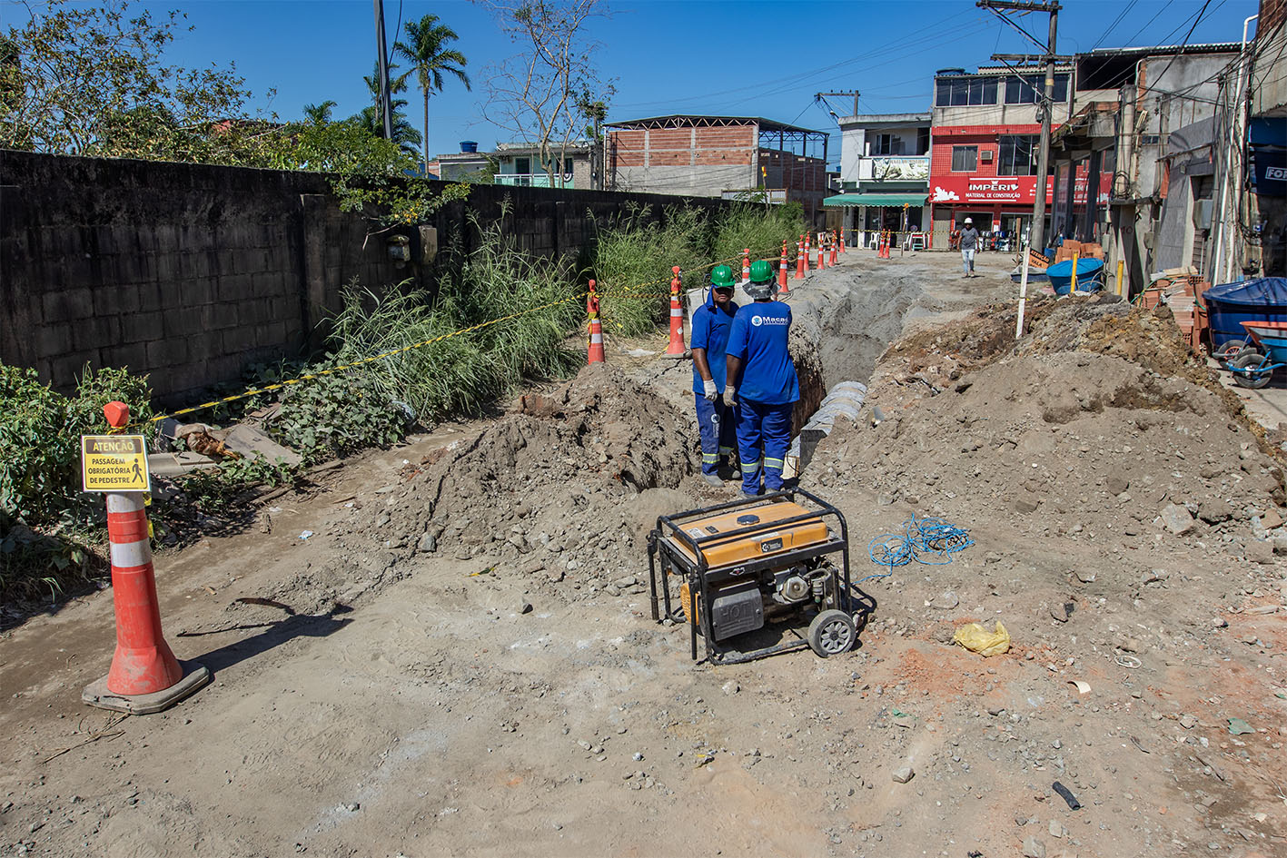 Obras avançam na Piracema