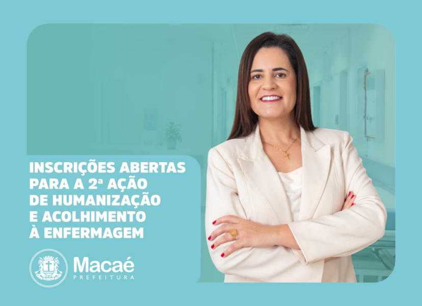 Gestão de Pessoas abre inscrições para a 2ª Ação de Humanização e Acolhimento à Enfermagem Gestão de Pessoas abre inscrições para a 2ª Ação de Humanização e Acolhimento à Enfermagem