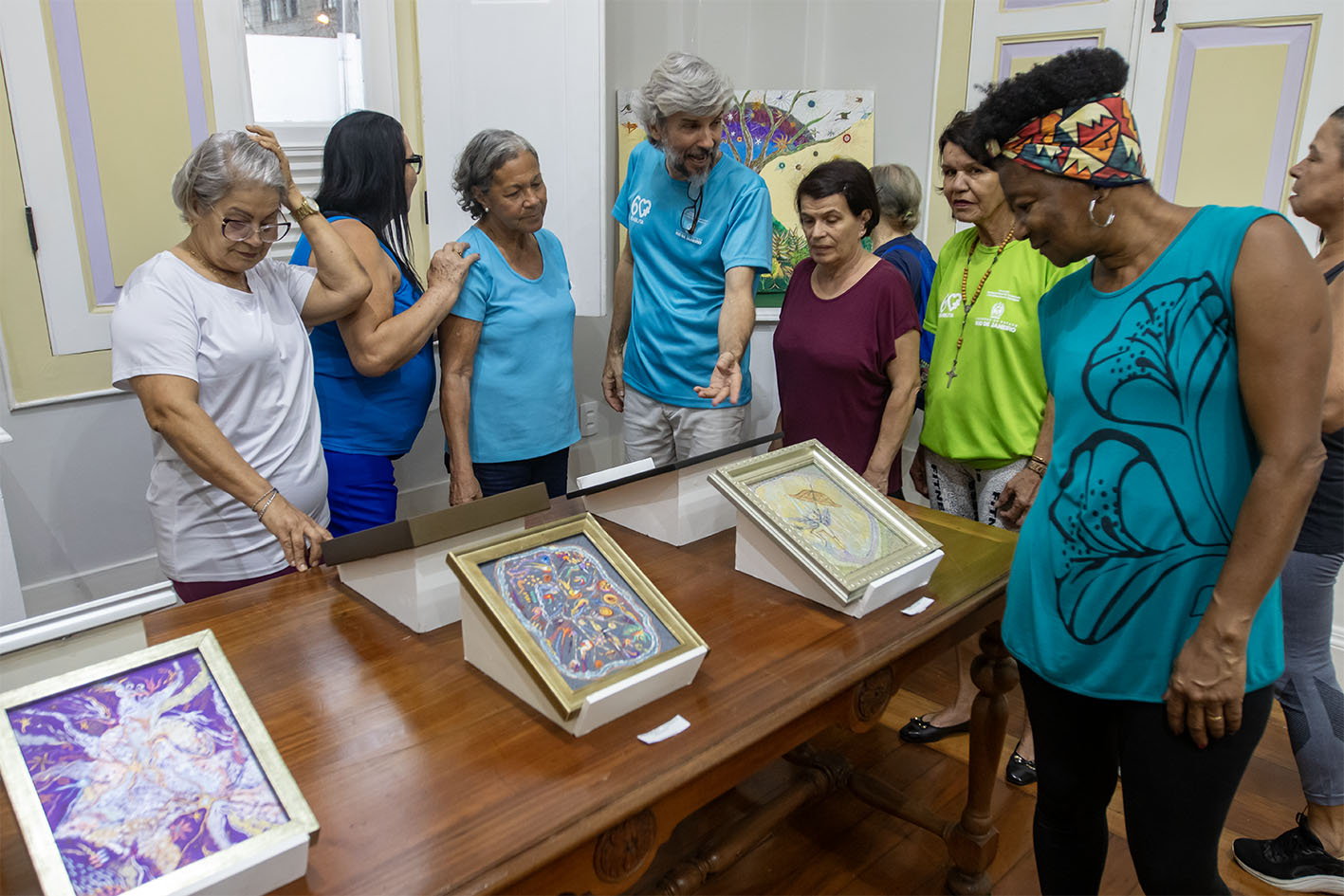 Arte, memória e novas experiências marcam intercâmbio no Solar dos Mellos