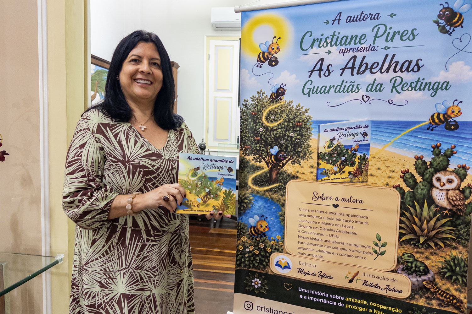 Livro infantil traz a Restinga de Jurubatiba como cenário ao abordar união e meio ambiente