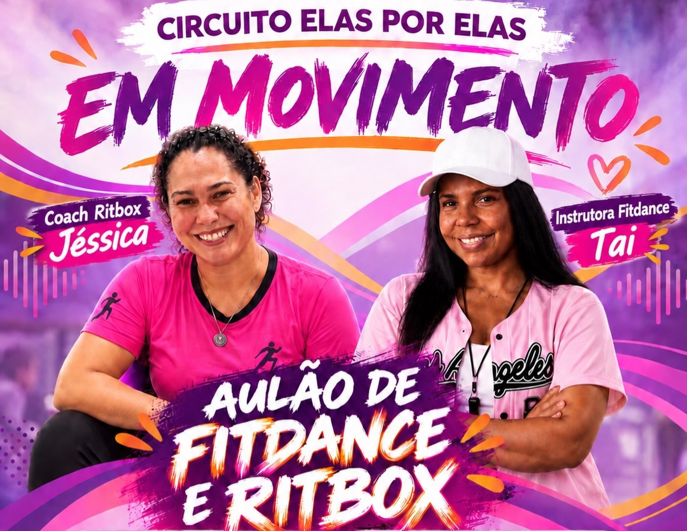 Circuito Elas por Elas promove aulão de Fitdance e Ritbox nesta quinta-feira
