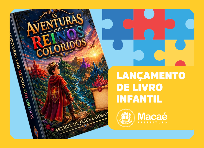'As Aventuras dos Reinos Coloridos' é lançado no Espaço de Convivência