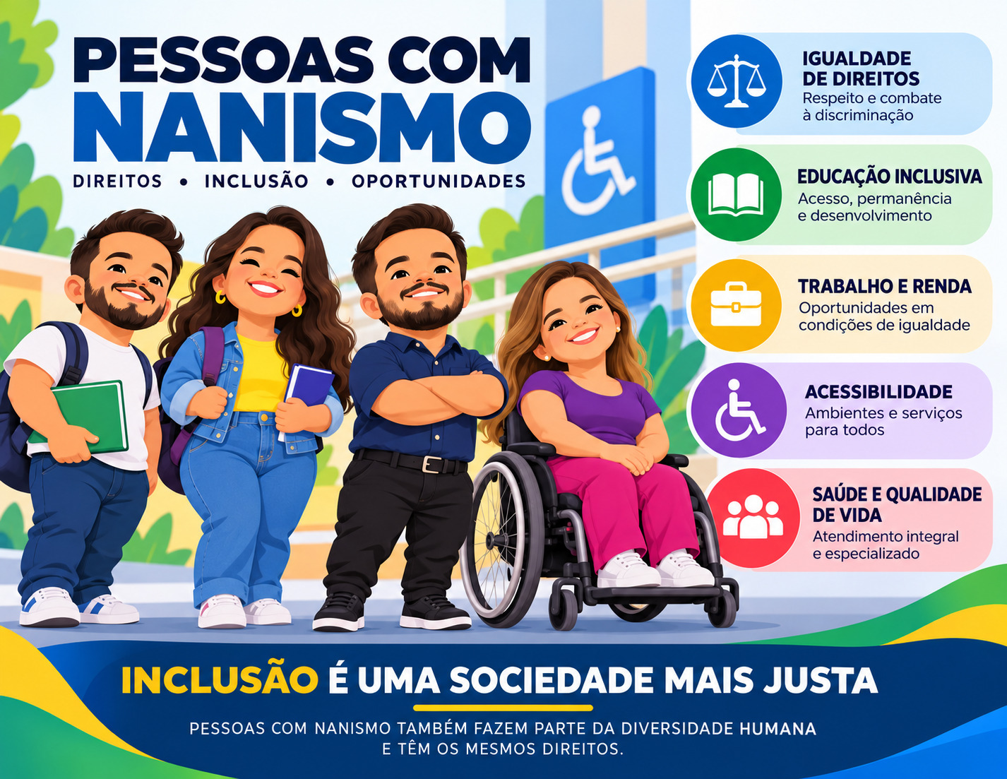 Dia Nacional do Nanismo reforça a importância do respeito à diversidade e do combate ao preconceito Dia Nacional do Nanismo reforça a importância do respeito à diversidade e do combate ao preconceito