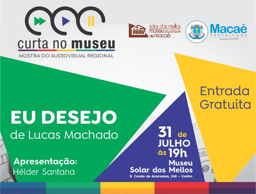Solar dos Mellos recebe nova edição do “Curta no Museu” nesta quinta-feira