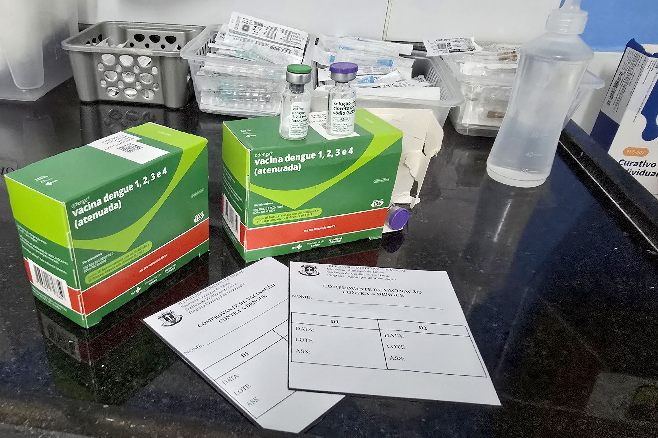 Macaé inicia a aplicação da 2ª dose da vacina contra a dengue