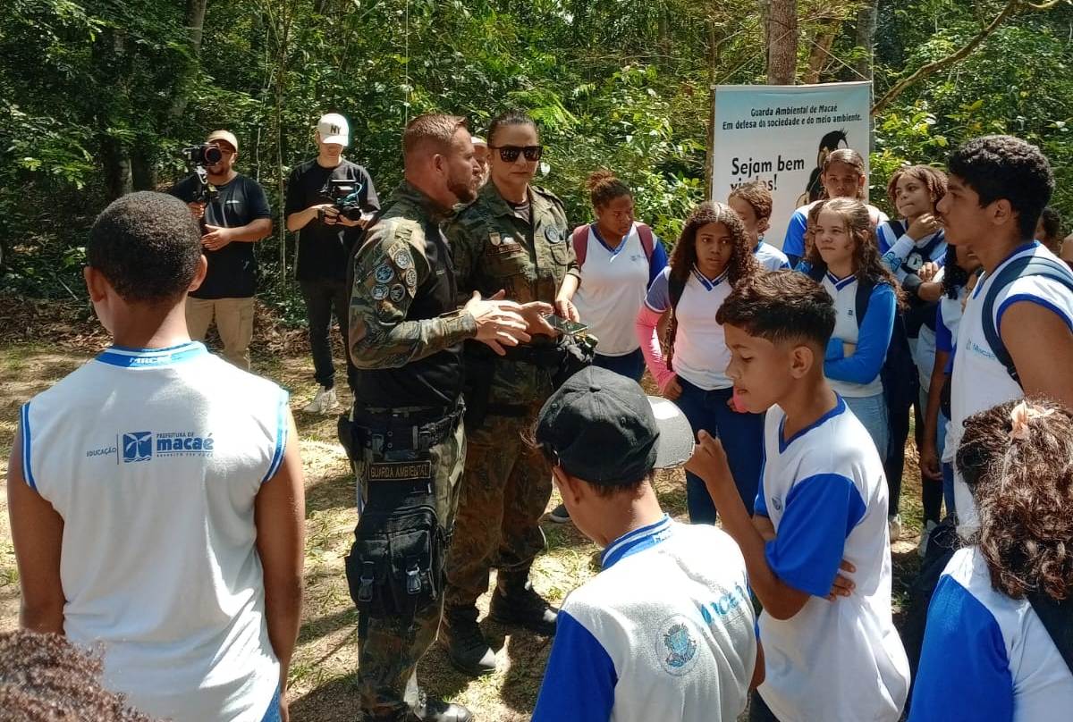Guarda Ambiental de Macaé participa da celebração de reabertura do Parque Natural Municipal Atalaia