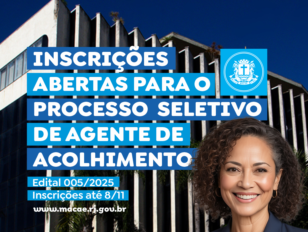 Prefeitura abre Processo Seletivo Simplificado para Agente de Acolhimento Institucional