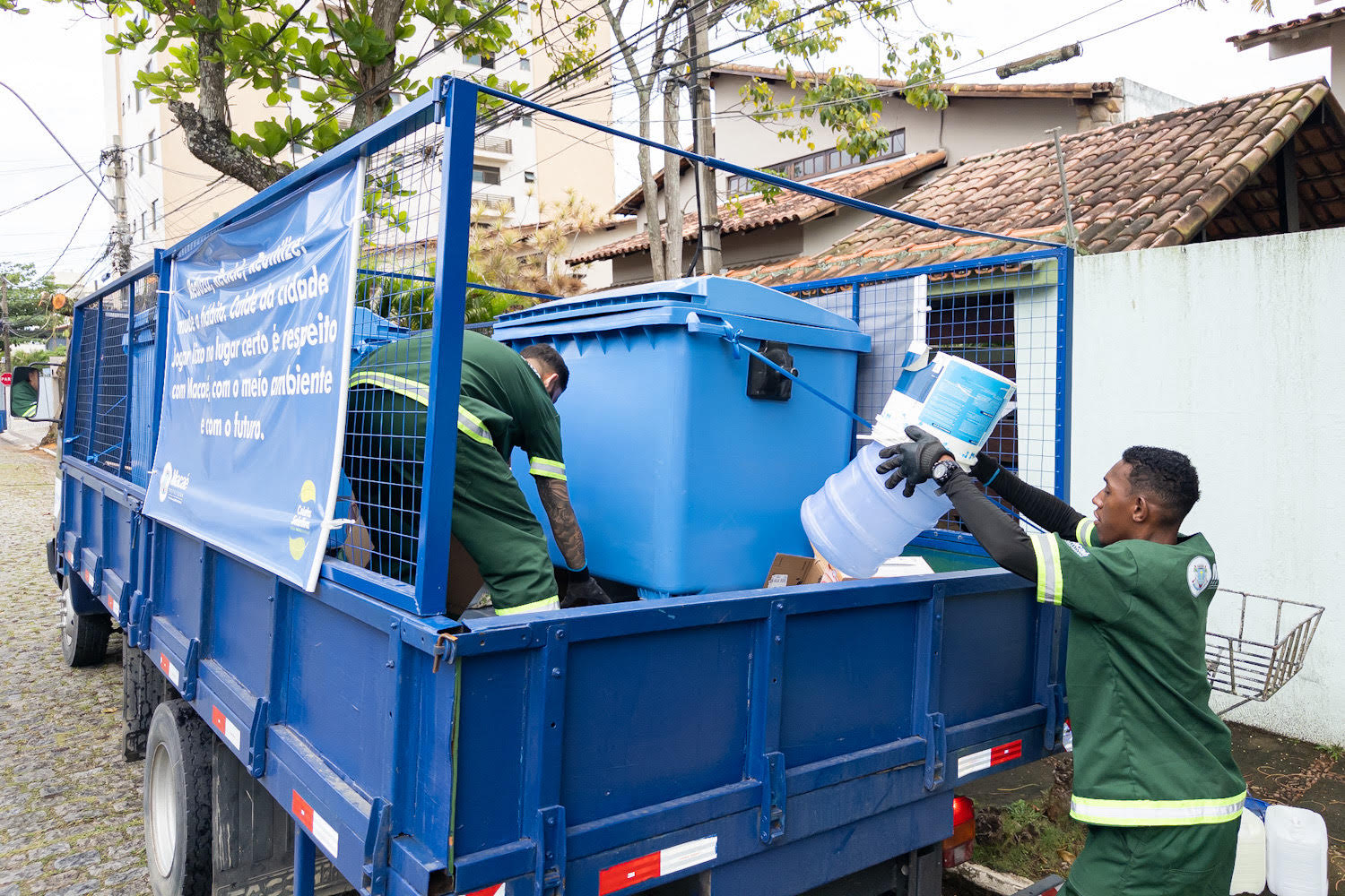 Aroeira, Jardim Pinheiro, São Jorge, Santana e Santa Mônica também recebem Coleta Seletiva porta a porta