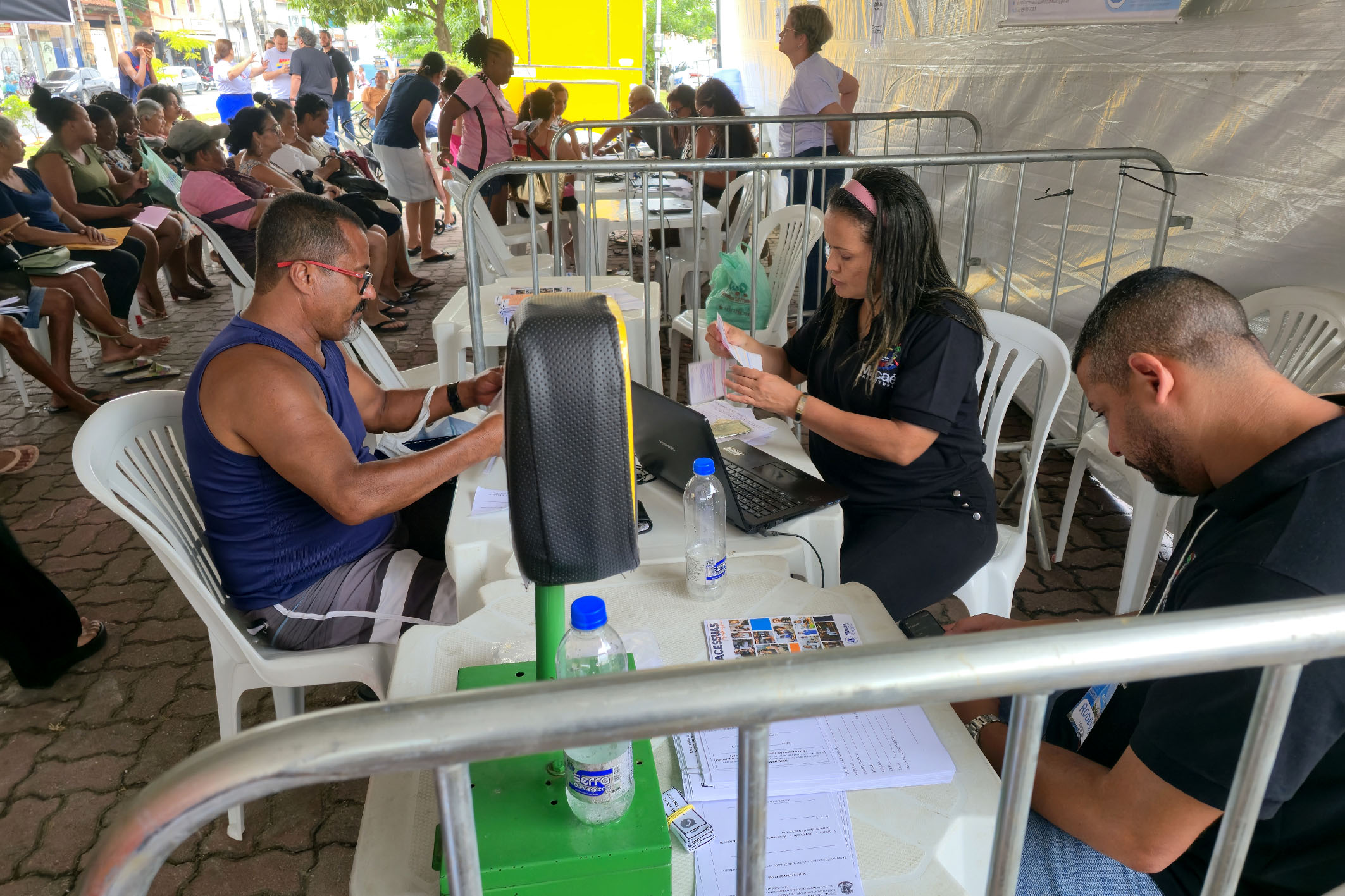 Bairro Lagomar recebeu ação social com serviços e atividades para a comunidade