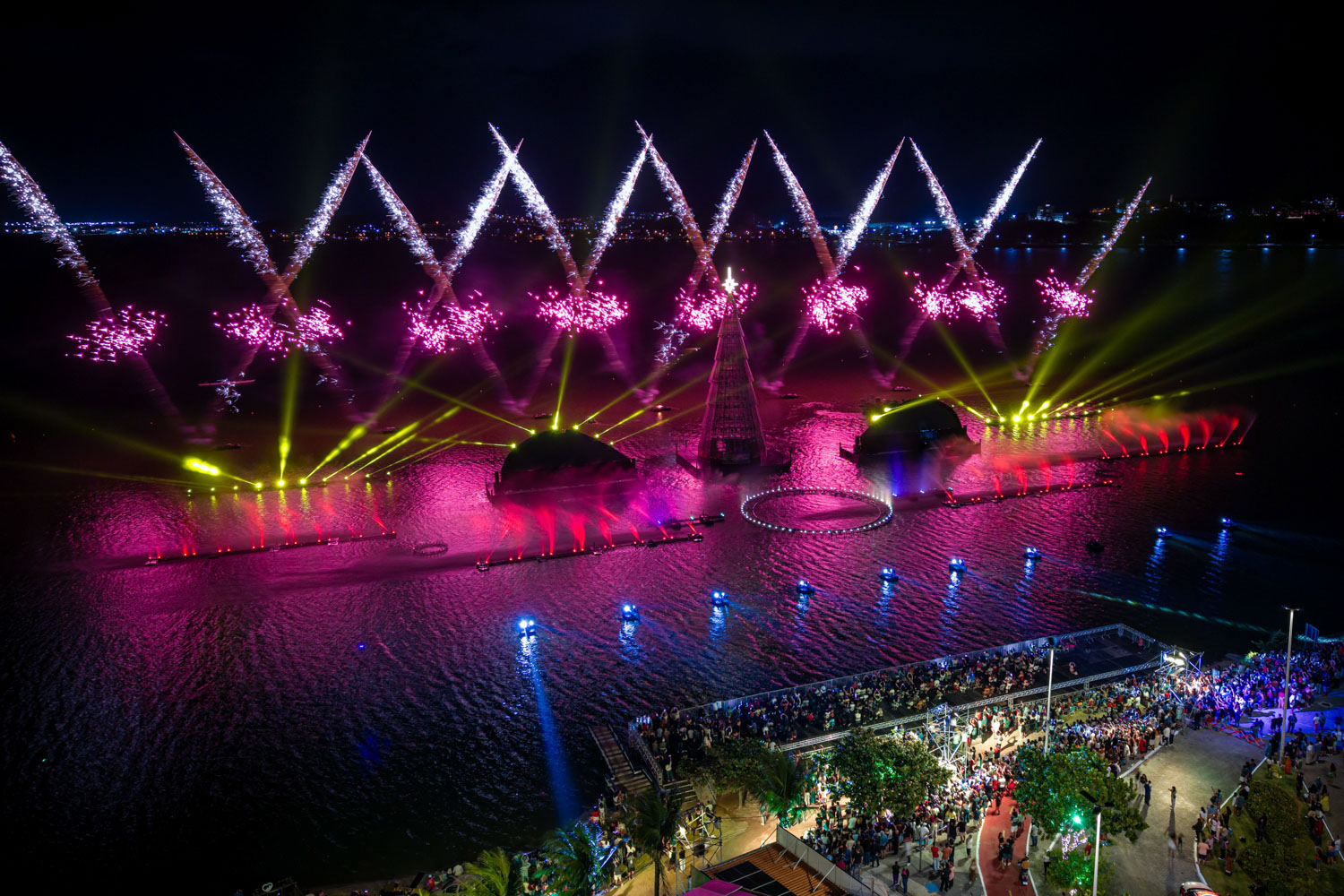 Espetáculo Águas Dançantes prossegue nesta semana com show inclusivo no domingo