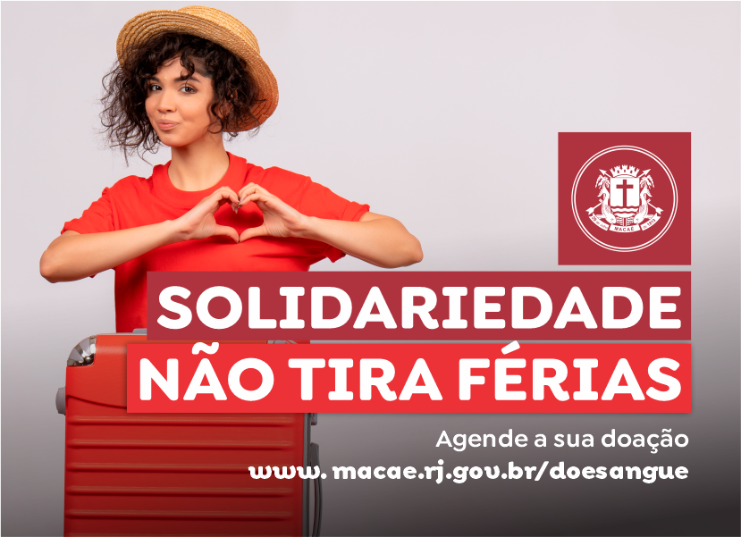 Solidariedade não tira férias: campanha incentiva doação de sangue