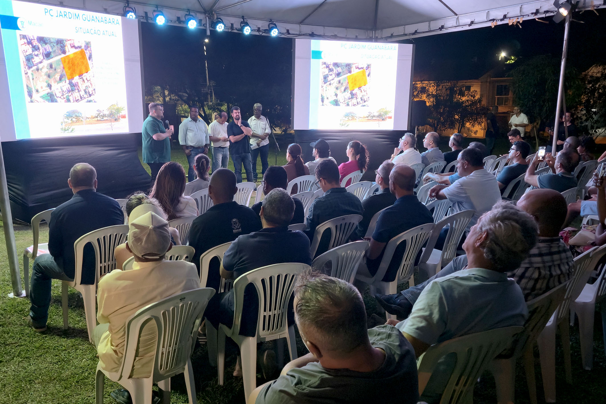 Projeto da nova Praça do Jardim Guanabara é apresentado à população com entrega da ordem de serviço