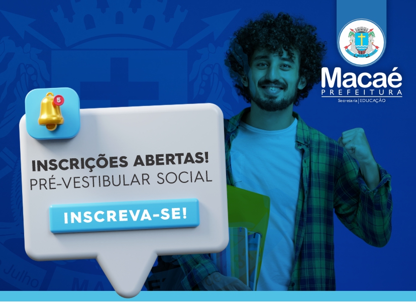 Inscrições para o Pré-Vestibular Social 2026 começam nesta segunda-feira