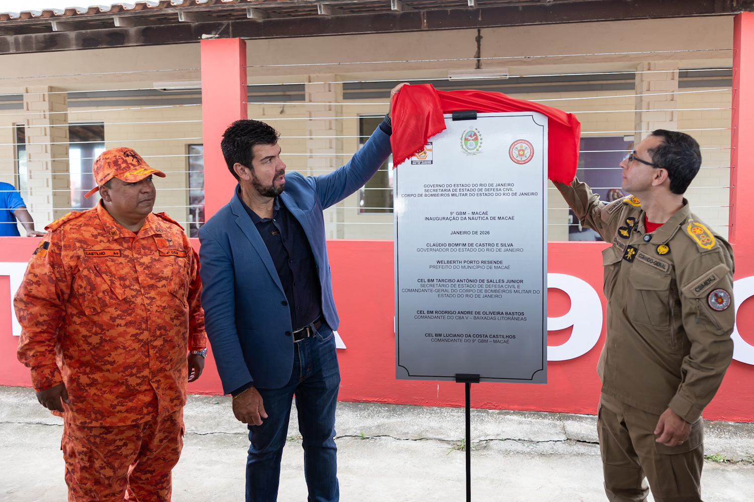 Prefeitura e Corpo de Bombeiros inauguram Espaço Náutico do 9º GBM em Macaé