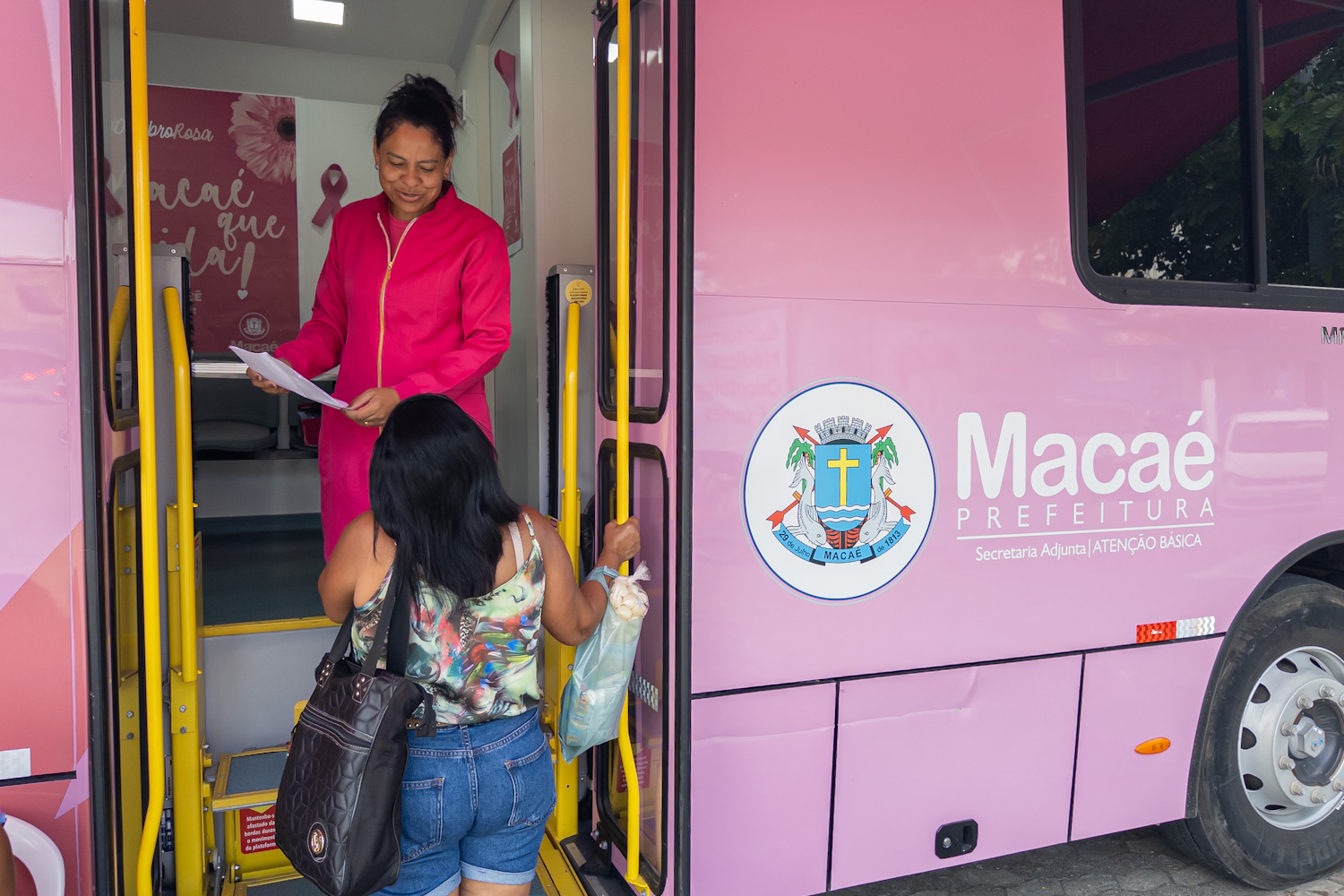 Ônibus Rosa realizará atendimentos no mês de fevereiro