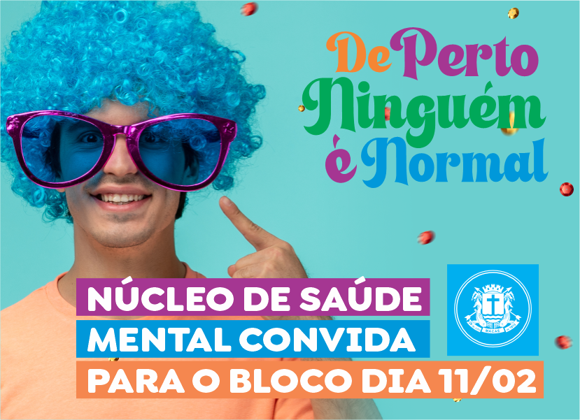 Praça Veríssimo de Melo receberá bloco “De Perto Ninguém é Normal” no dia 11