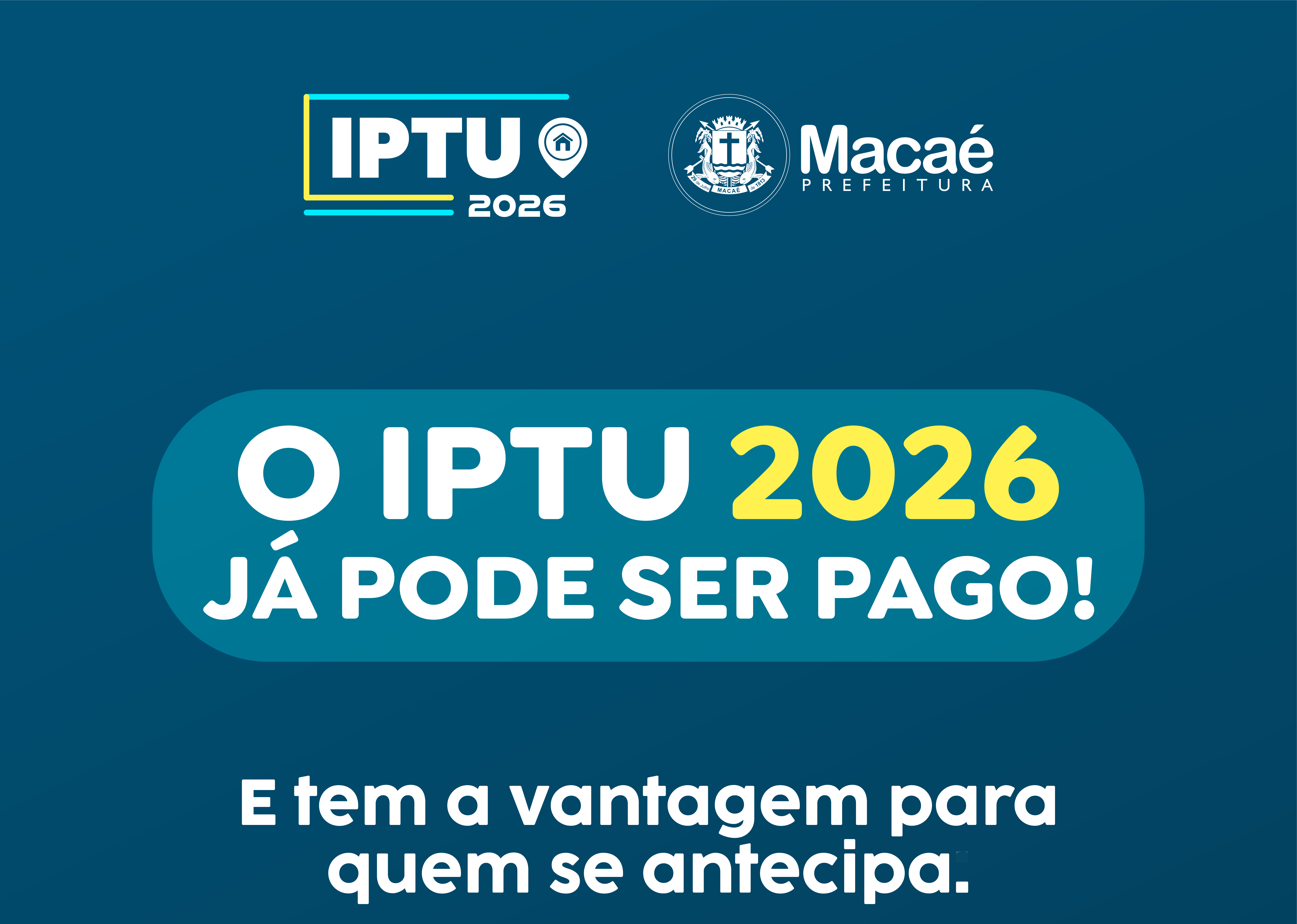 IPTU 2026: guias disponíveis para emissão