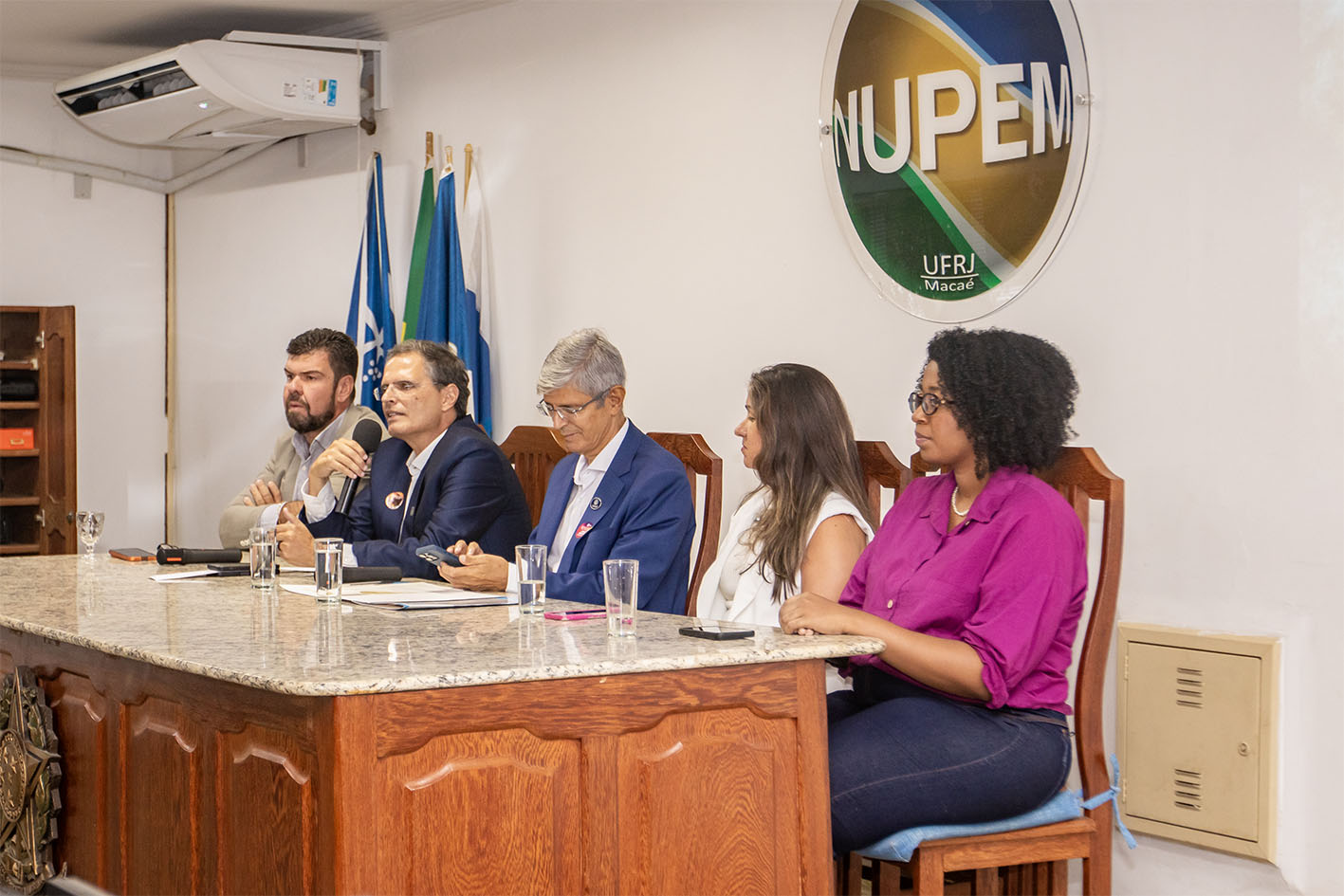 Aula inaugural de Biomedicina tem a presença do prefeito de Macaé