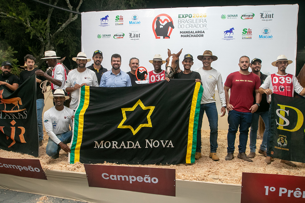 Expo Mangalarga Marchador: cerimônia consolida Macaé no circuito nacional da raça
