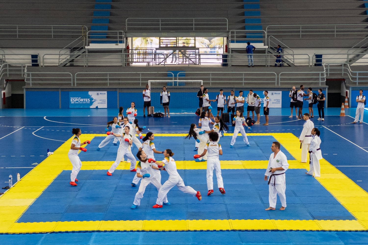 Seleção está em Macaé: elite do karaté treina para o PAN 2026