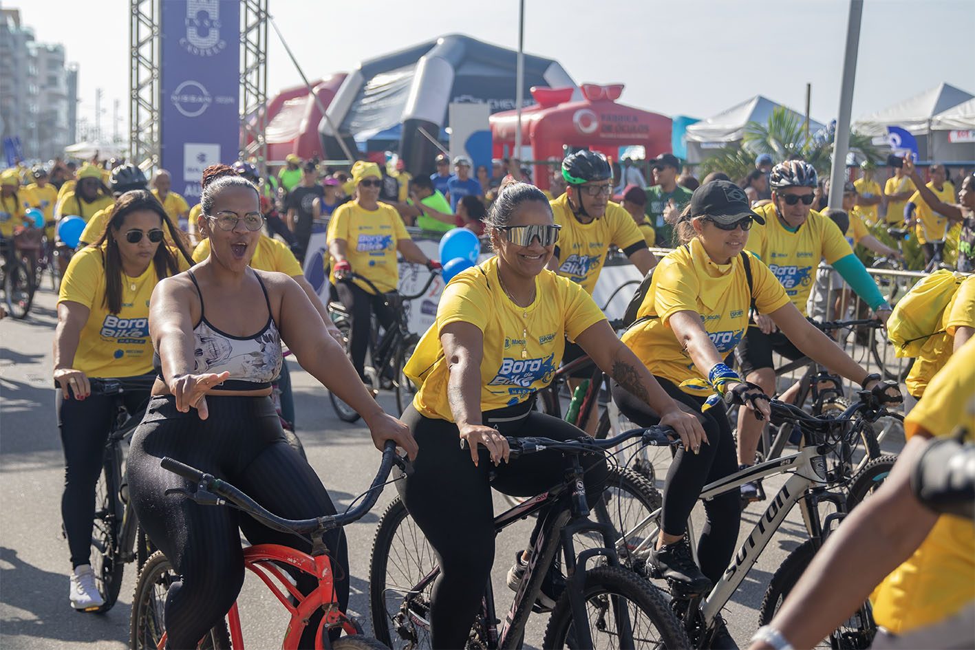 Segunda edição do Bora de Bike Record movimenta a Orla da Praia Campista