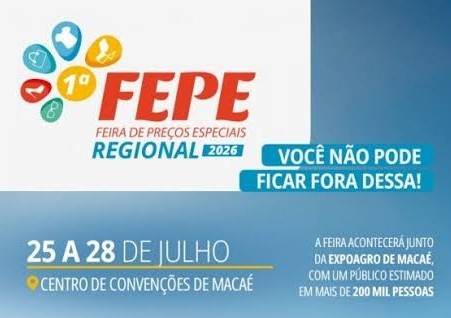 Macaé sedia a 1ª Feira de Preços Especiais Regional de 25 a 28 durante a ExpoAgro