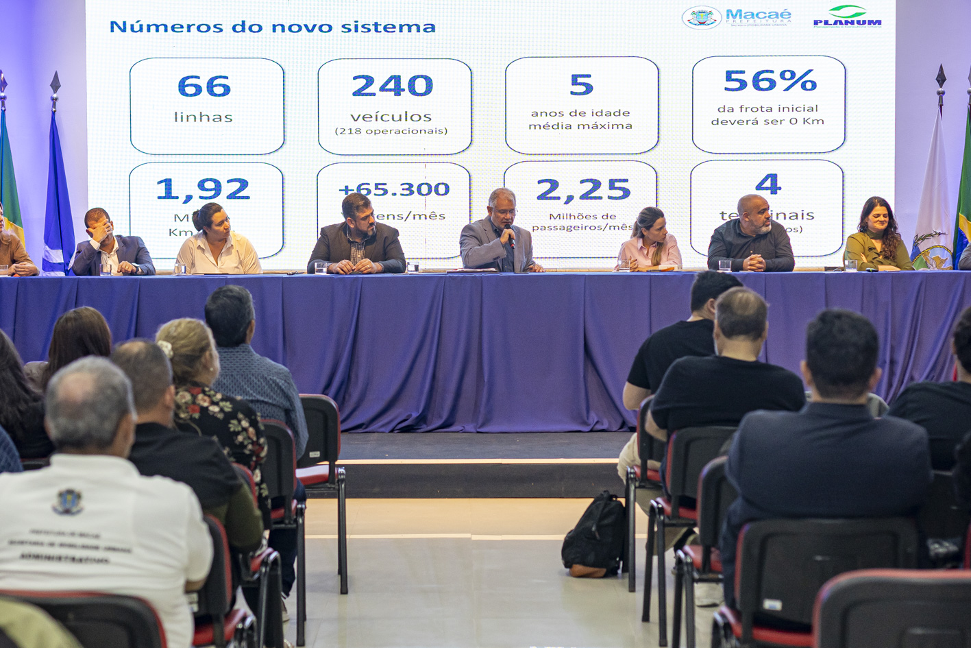 Audiência pública apresenta diretrizes para nova licitação do transporte coletivo de Macaé