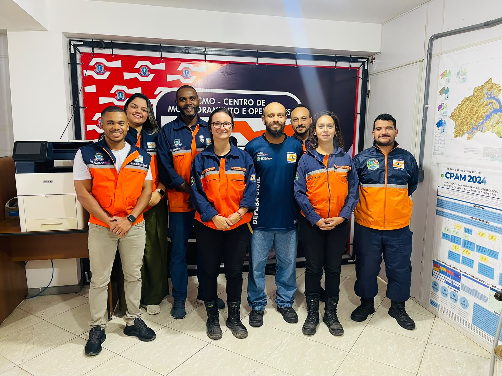 Defesa Civil de Macaé compartilha boas práticas com equipe técnica de Maricá