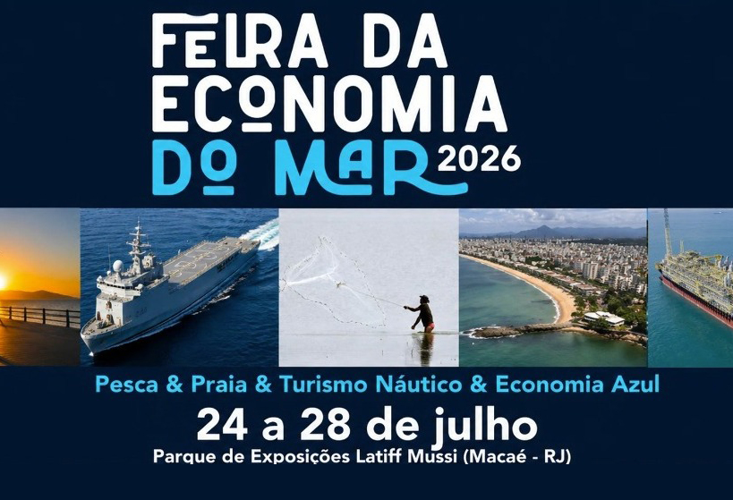 4ª Feira da Economia do Mar será realizada de 24 a 28 de julho durante a Expo Macaé 2026