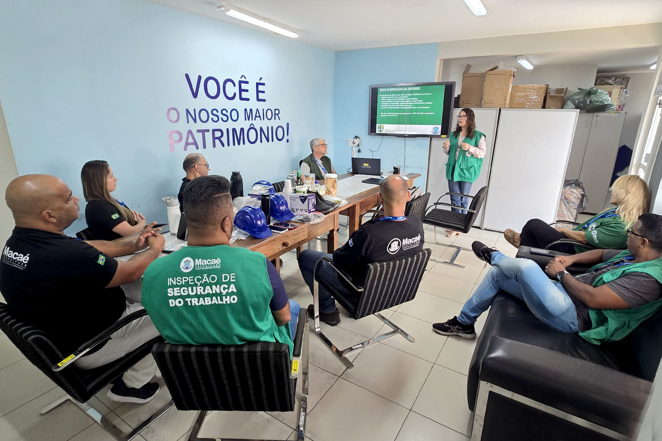 Cipaa e Patrimônio capacitam servidores com novos EPIs
